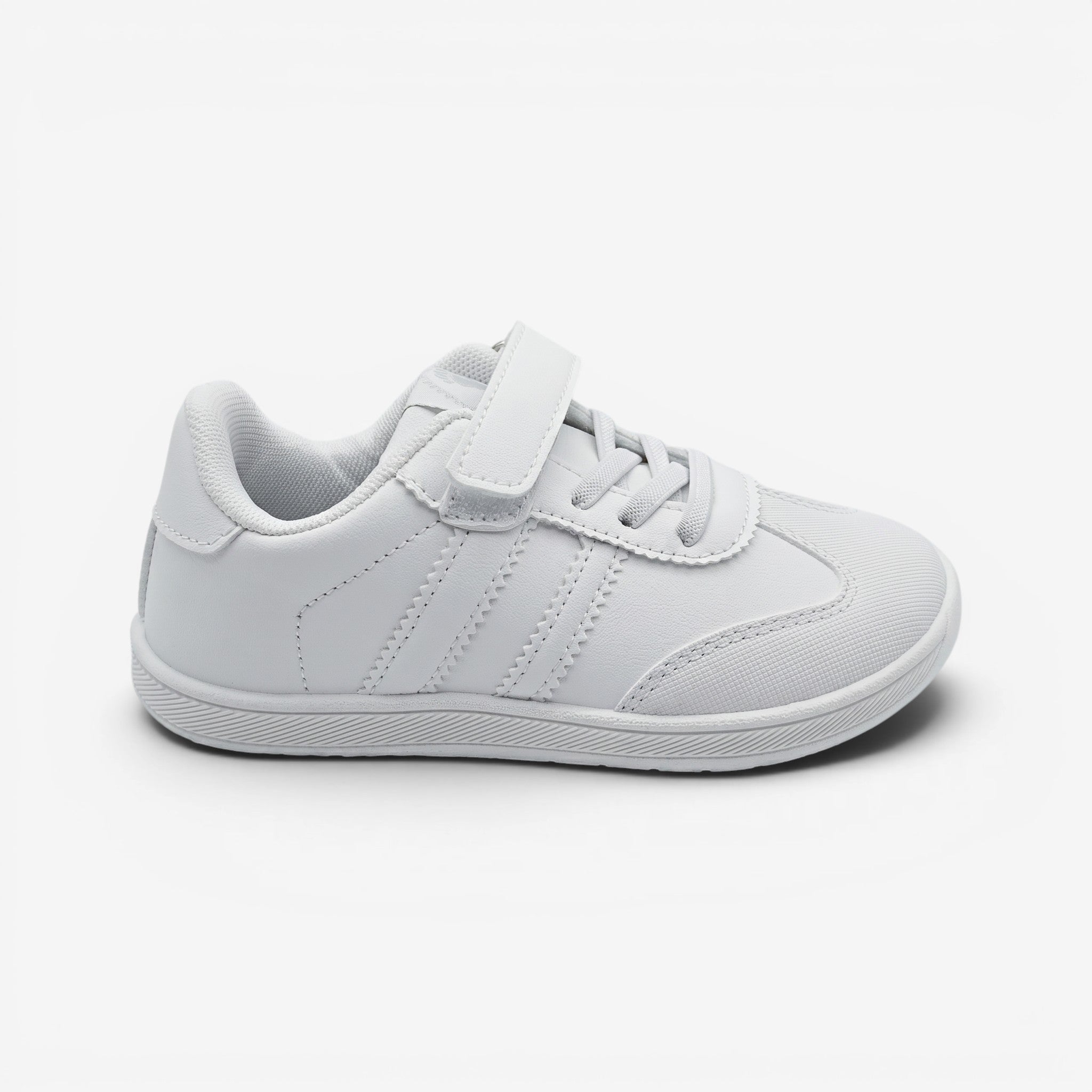 Zapatilla Barefoot Infantil Blanca con Velcro