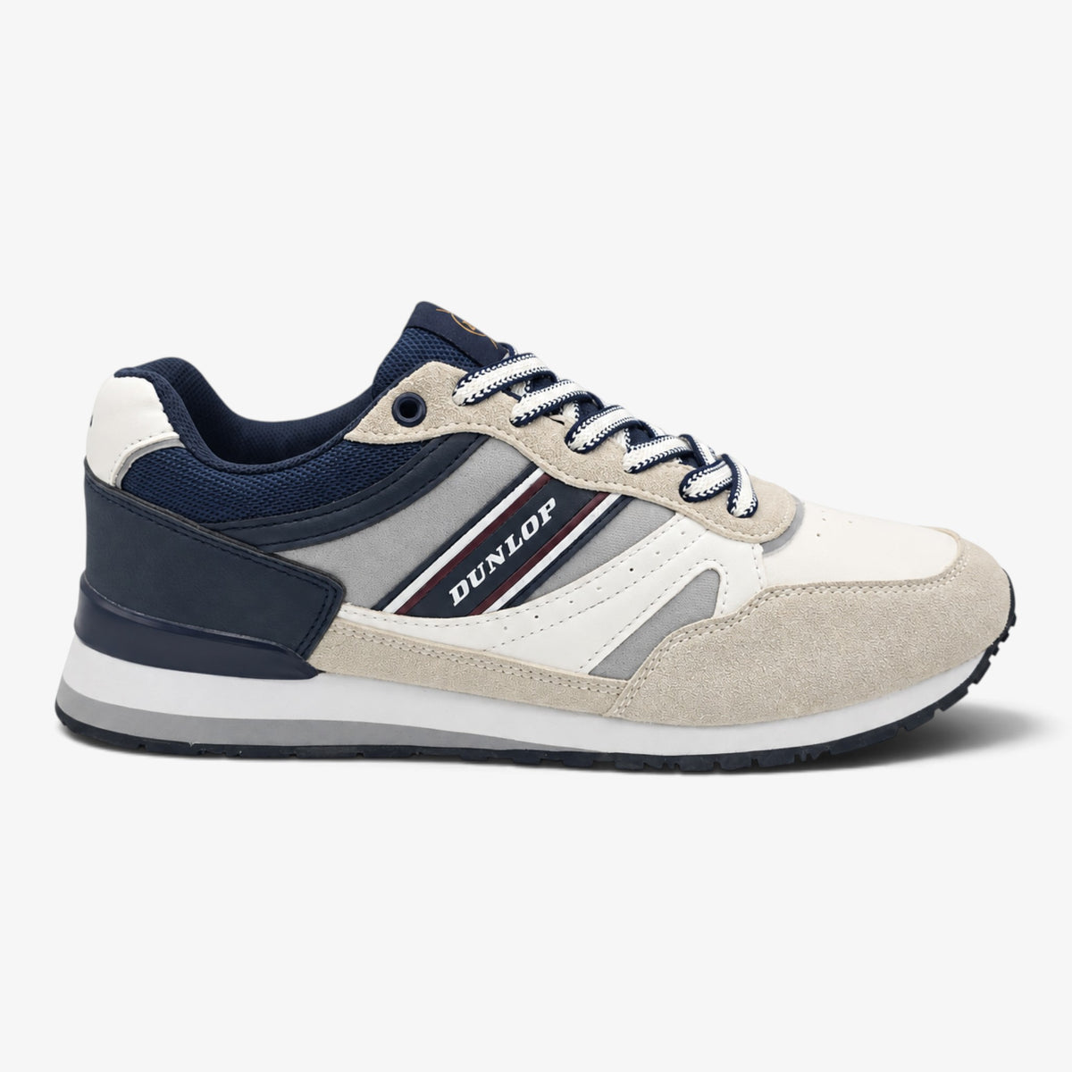 Zapatillas Casual Hombre Dunlop Blanco y Marino