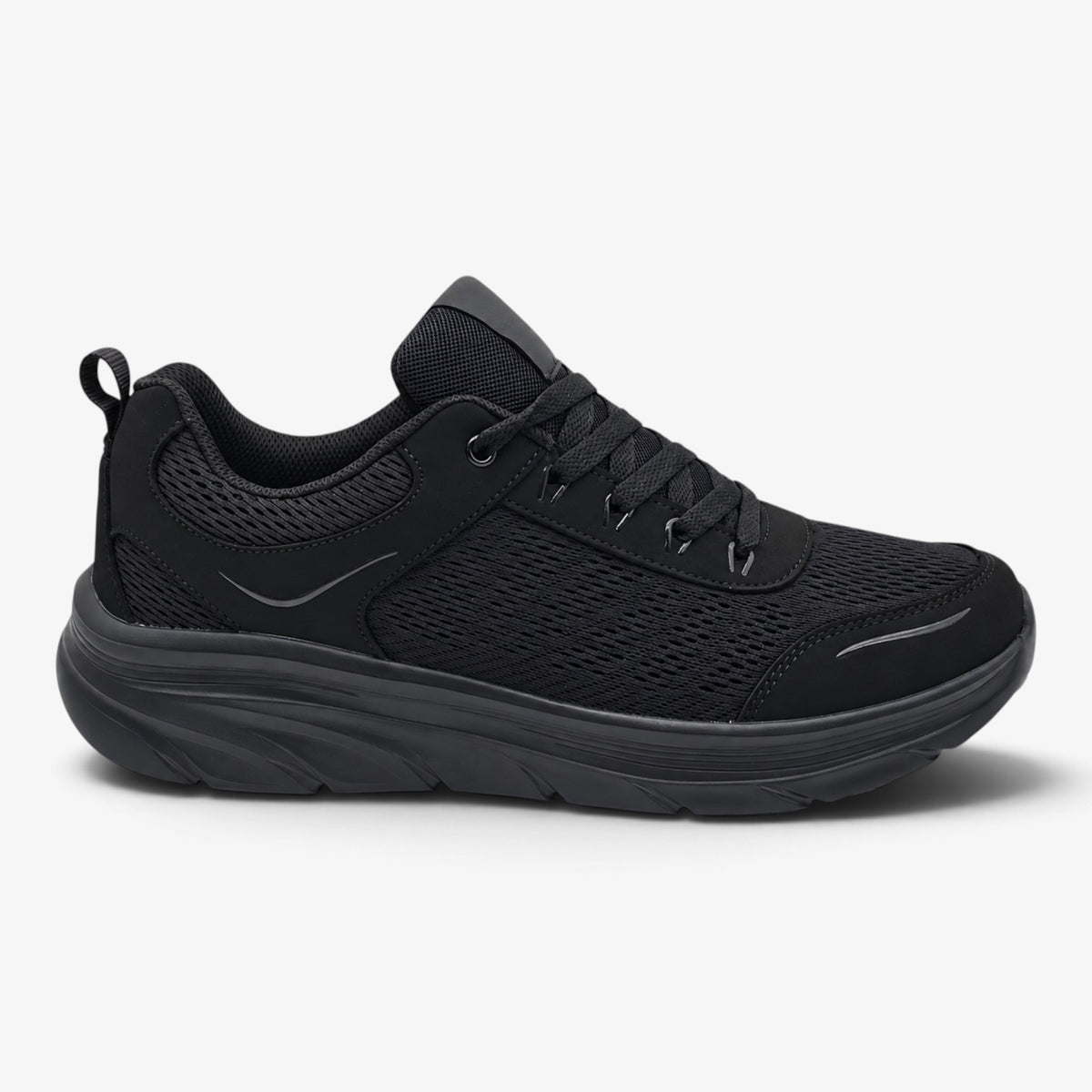 Deportivo Confort Hombre Negro con Double Memory