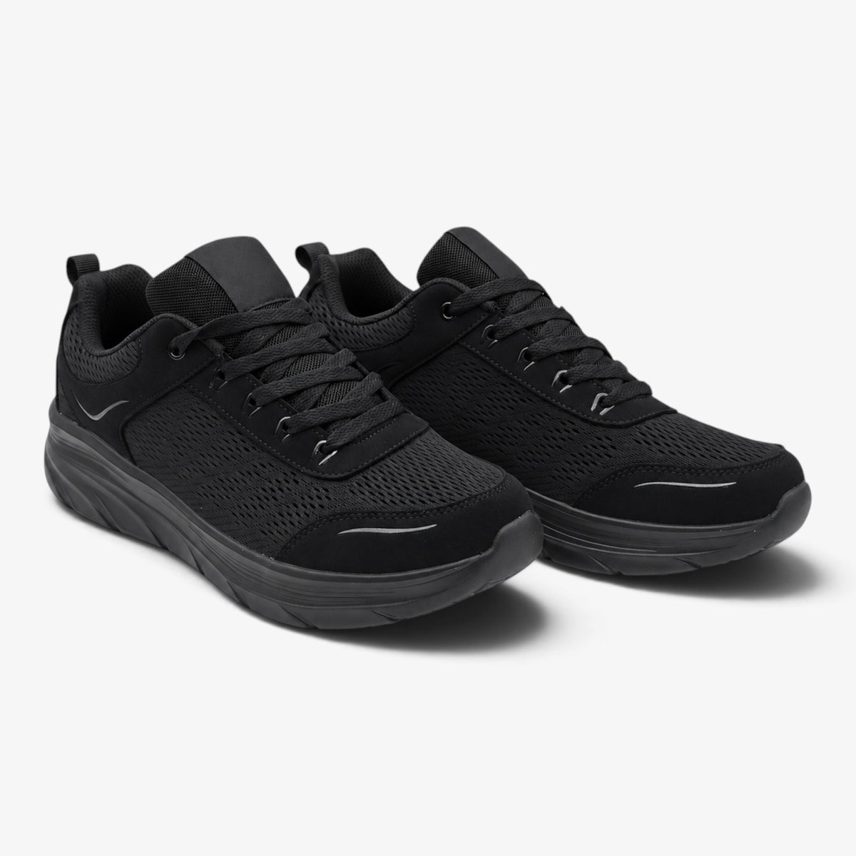 Deportivo Confort Hombre Negro con Double Memory