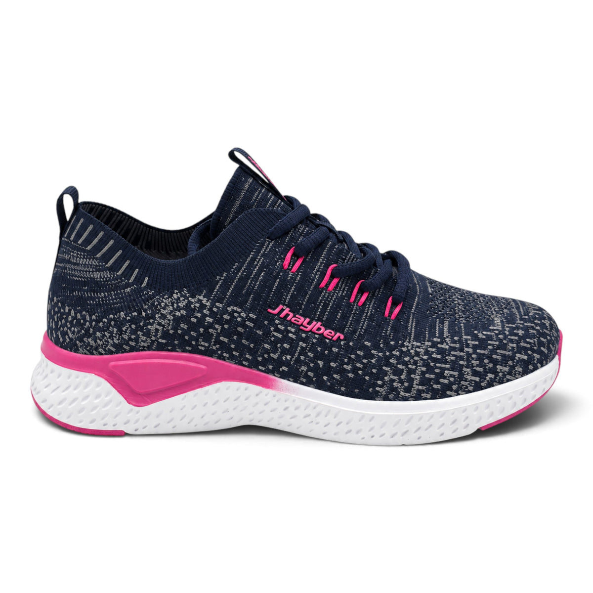 Deportivo Elástico Mujer J'hayber Navy y Rosa