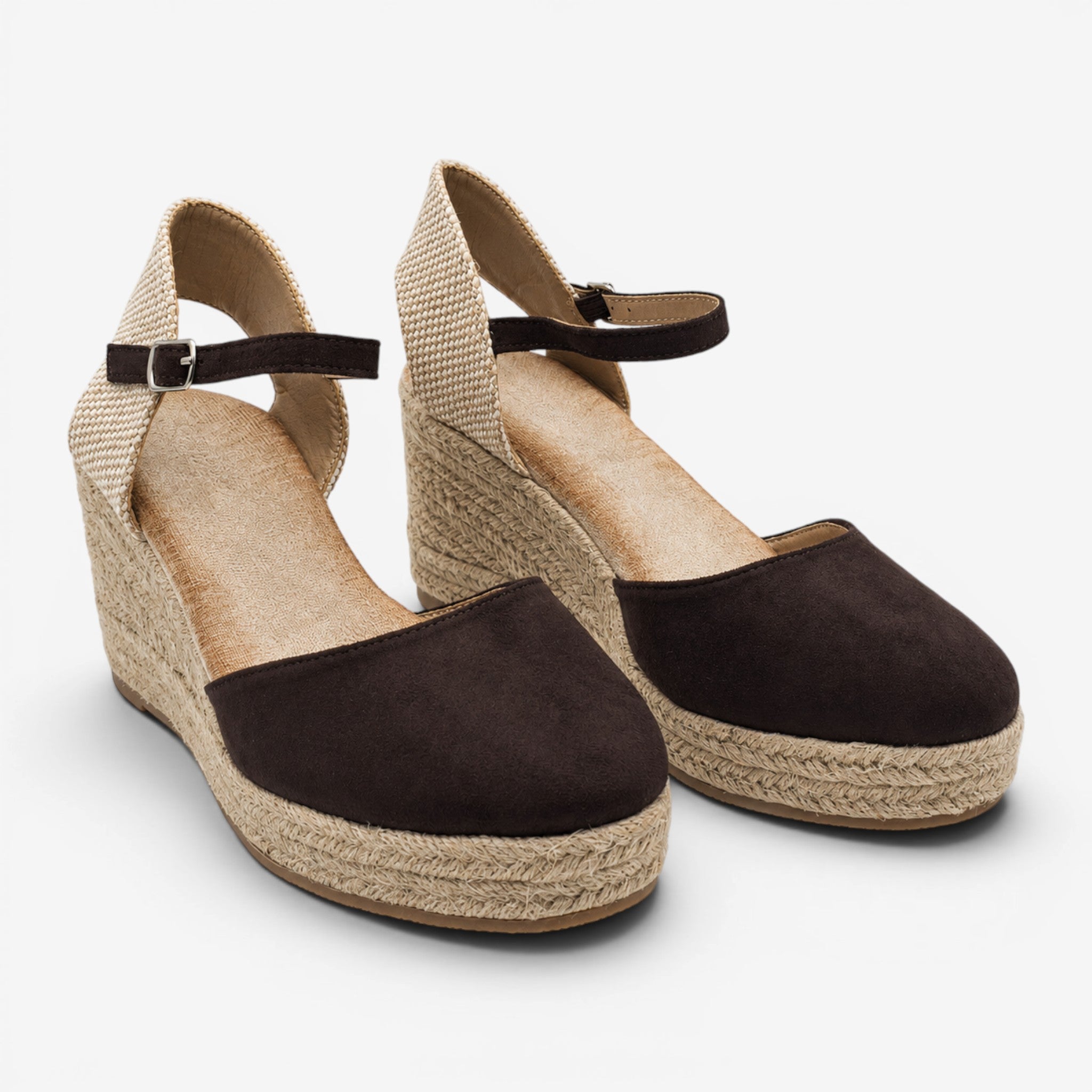 Alpargatas de Cuña Marrón