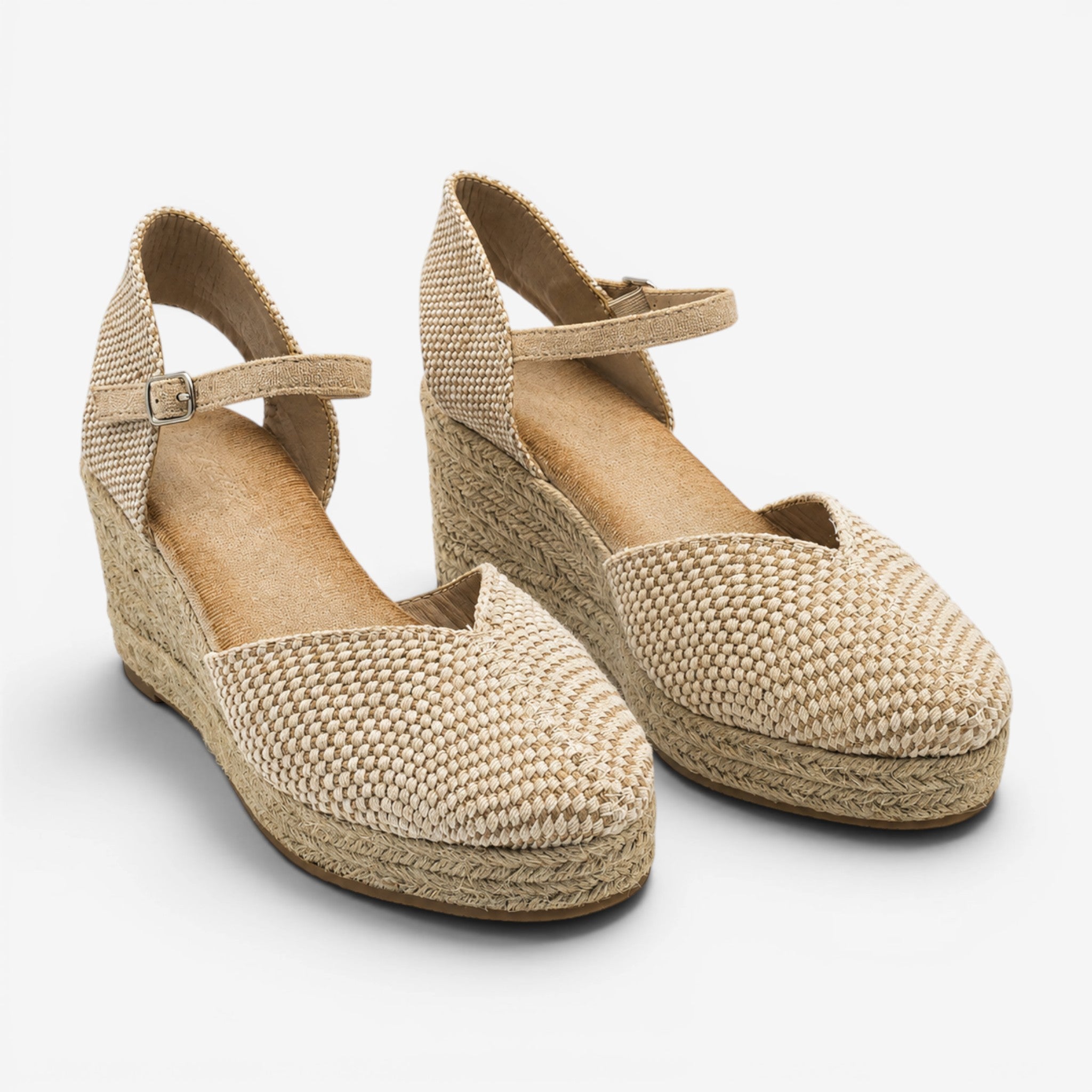Alpargatas de Cuña Beige