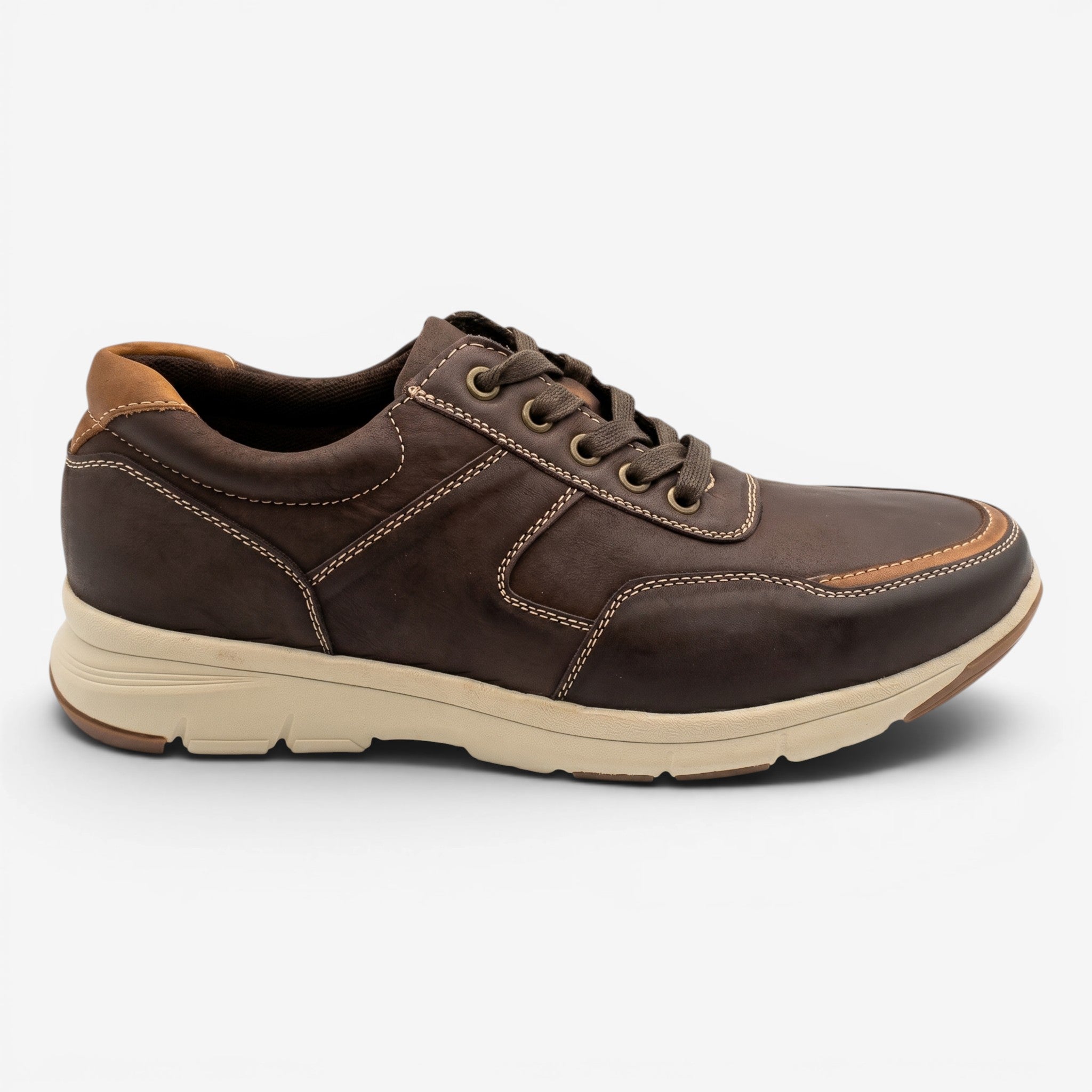 Zapatillas de Cuero Marrón