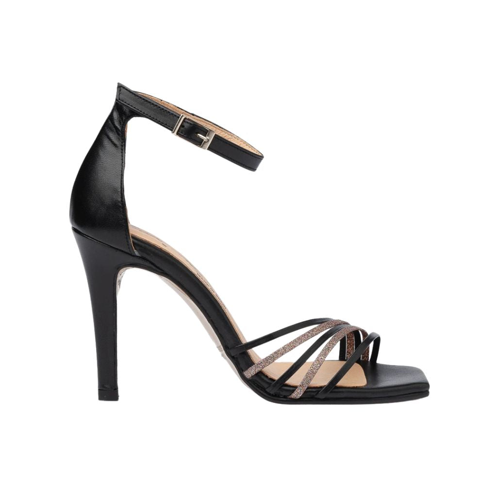 Sandalias de fiesta con pulsera cerrada Negro